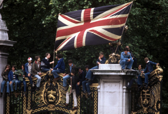 Celebrations in central London