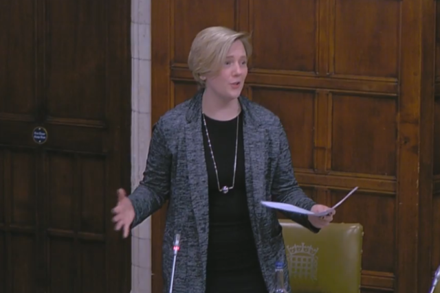 Labour MP Stella Creasy leads a debate in Westminster Hall