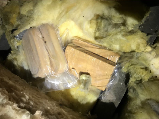 Drugs pulled out of loft insulation