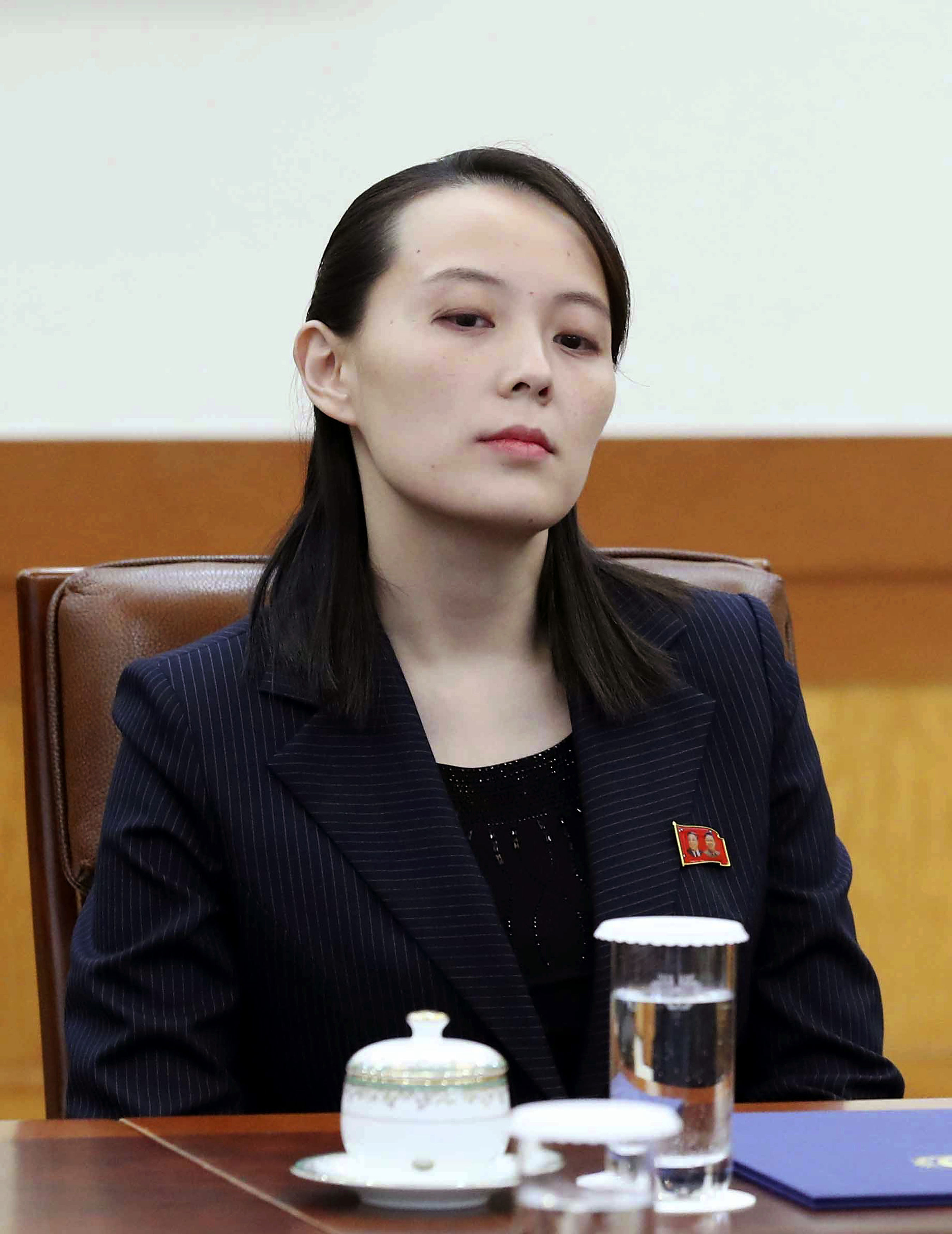 Kim Yo Jong, sister of North Korean leader Kim Jong Un (Kim Ju-sung/Yonhap via AP)