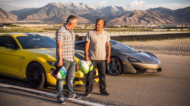 Matt LeBlanc and Chris Harris in an episode from Top Gear (BBC Worldwide)