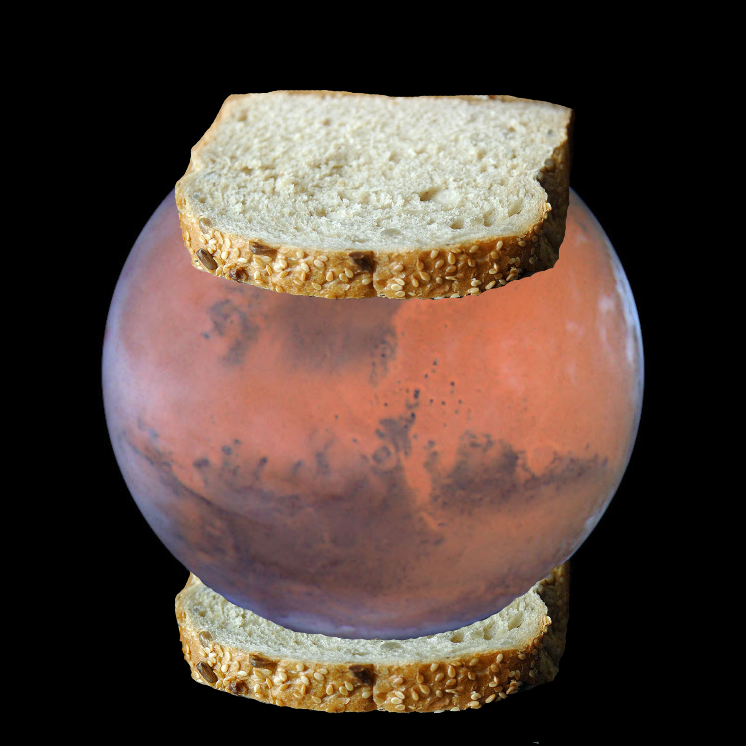 A Mars sandwich