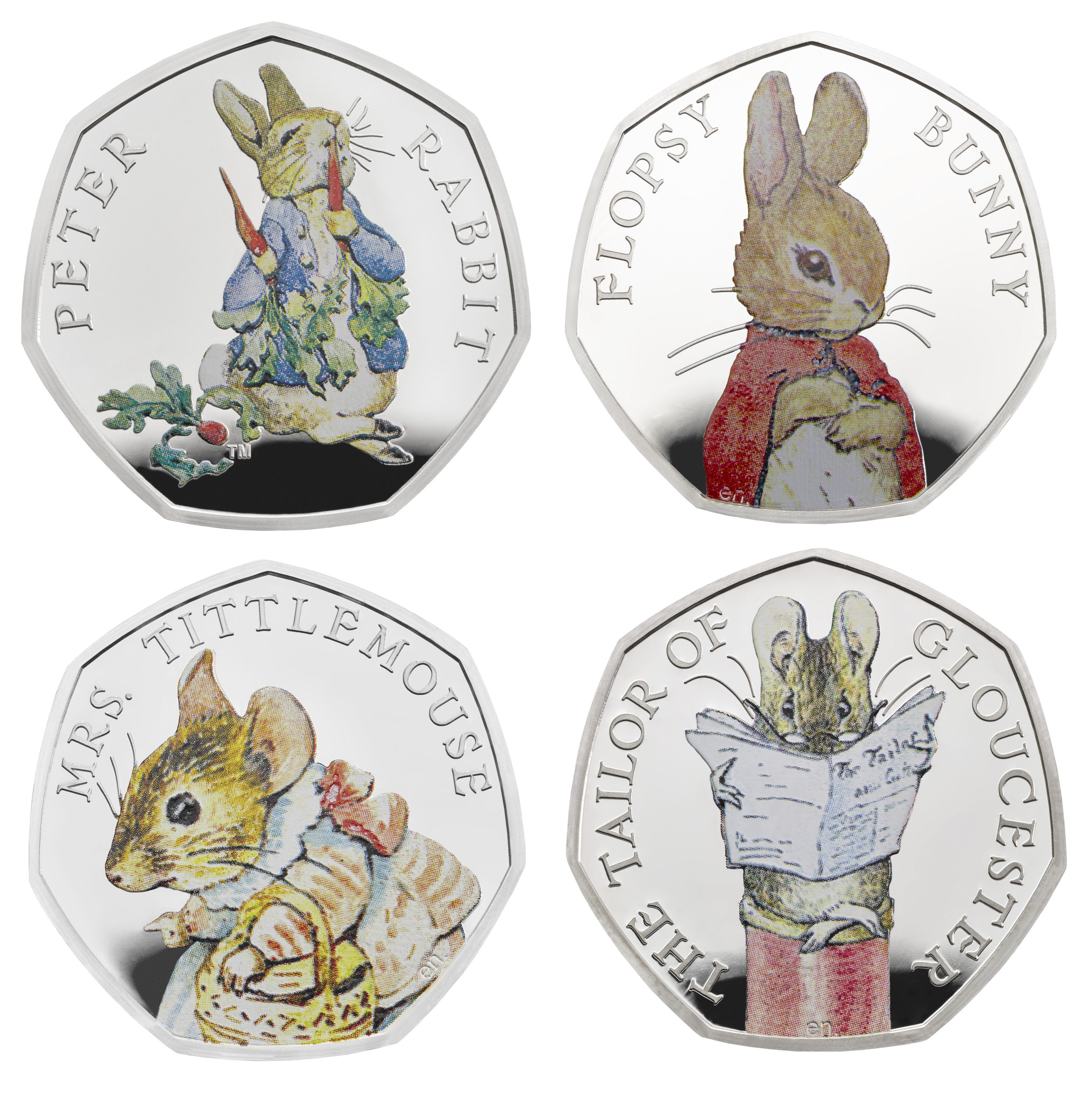 beatrix potter 50p collection book