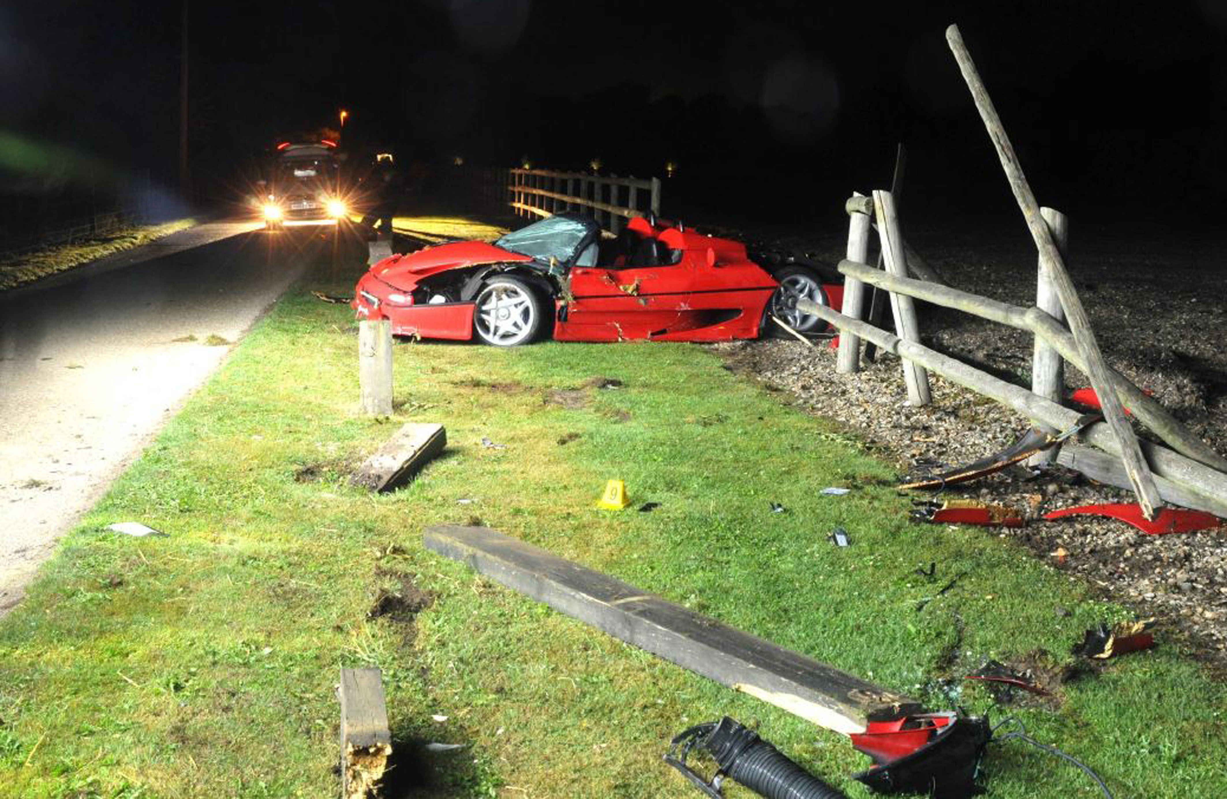 Matthew Cobden lost control of the Ferrari (Crown Prosecution Service/PA)