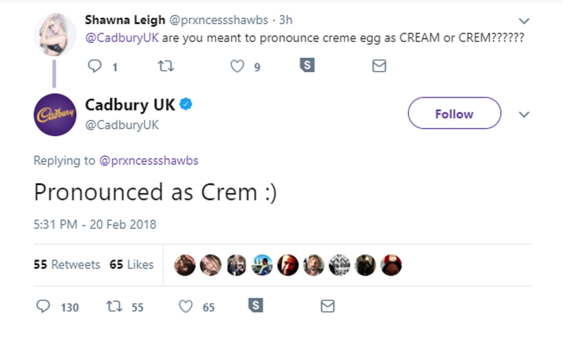 A tweet from @CadburyUK which has since been deleted