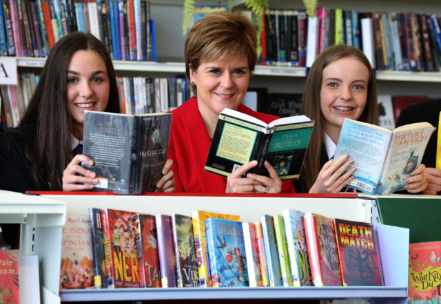 The First Minister's Reading Challenge wants to create "reading cultures" in schools and communities (Andrew Milligan/PA)