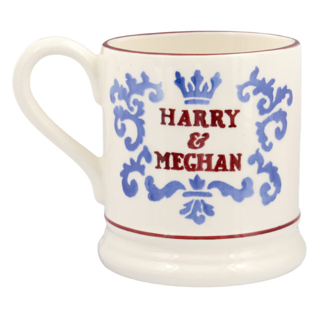 The second half pint Emma Bridgewater royal wedding mug (Emma Bridgewater/PA)