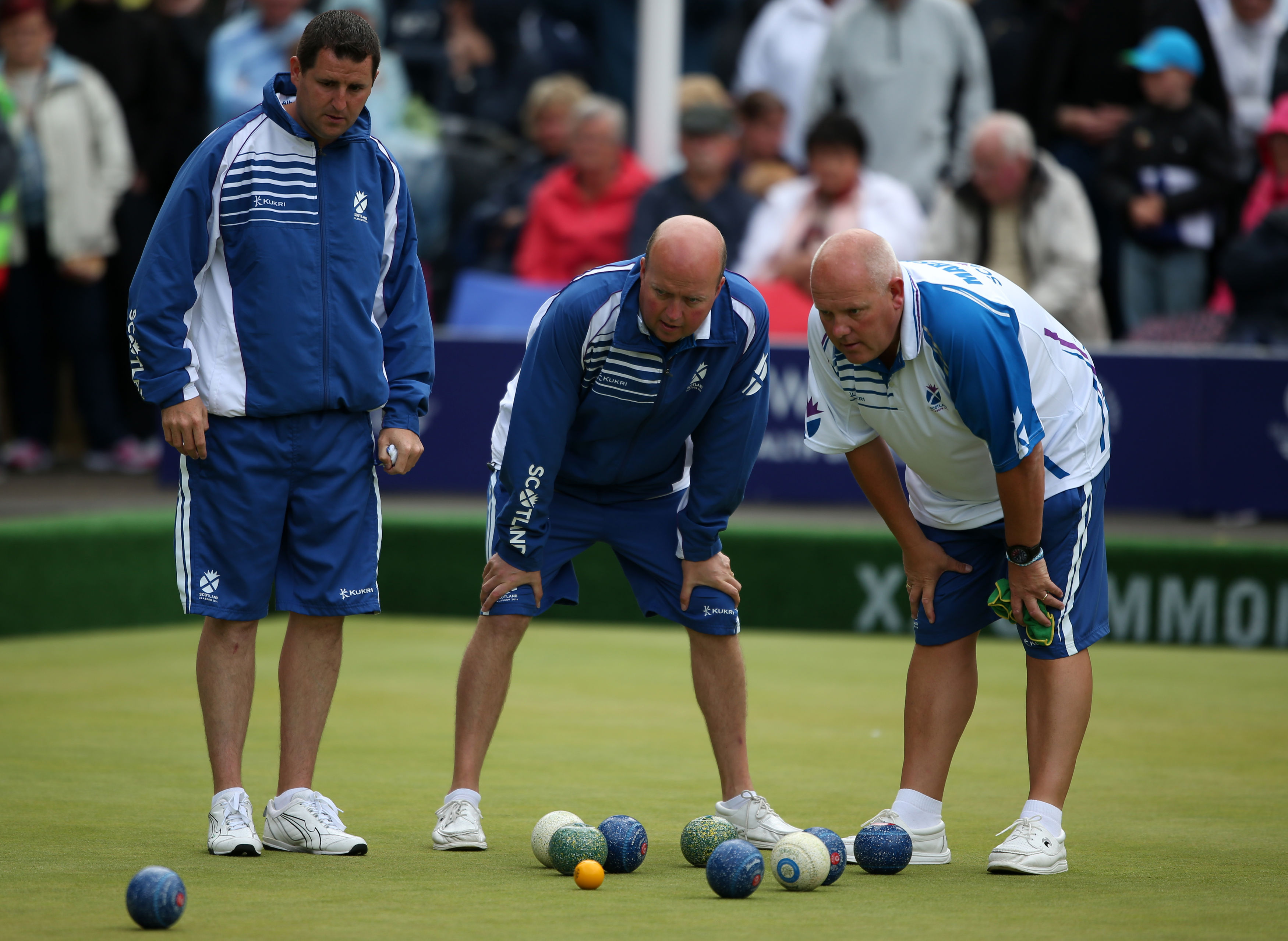 Scotland in action at the Commonwealth Games