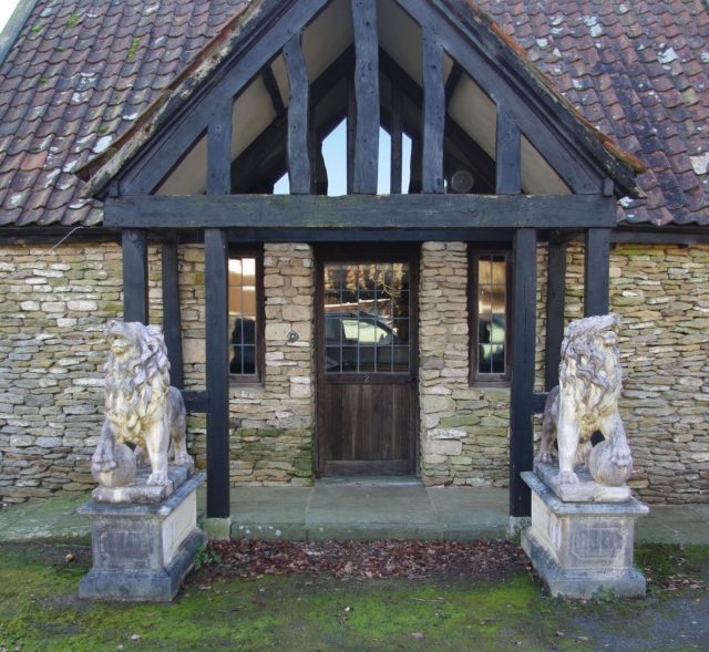 The entrance to Wool Hall studio (Gardiner Houlgate /PA)