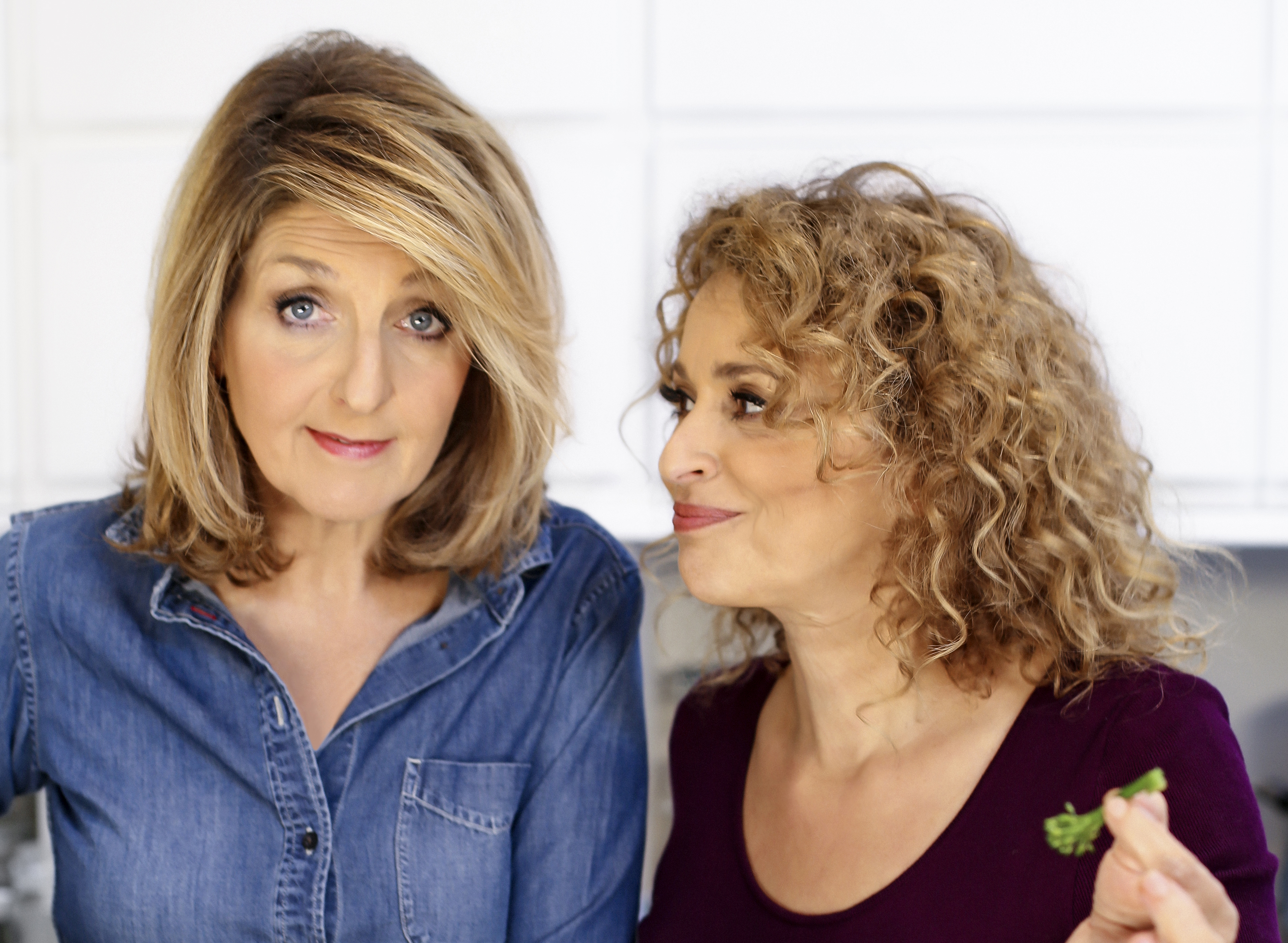 Kaye Adams and Nadia Sawalha (Mark Adderley/PA)