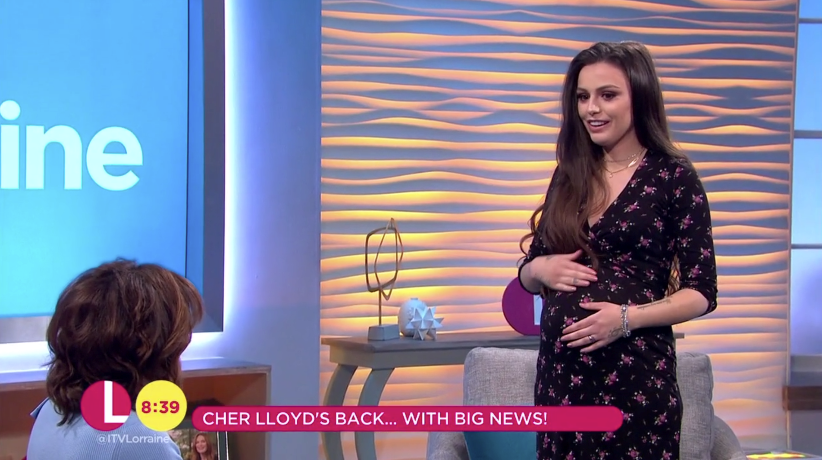 Cher Lloyd on Lorraine (ITV)