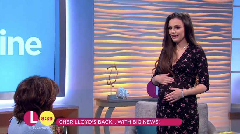 Cher Lloyd Talks Cheryl And Shows Off Her Baby Bump Evening Express