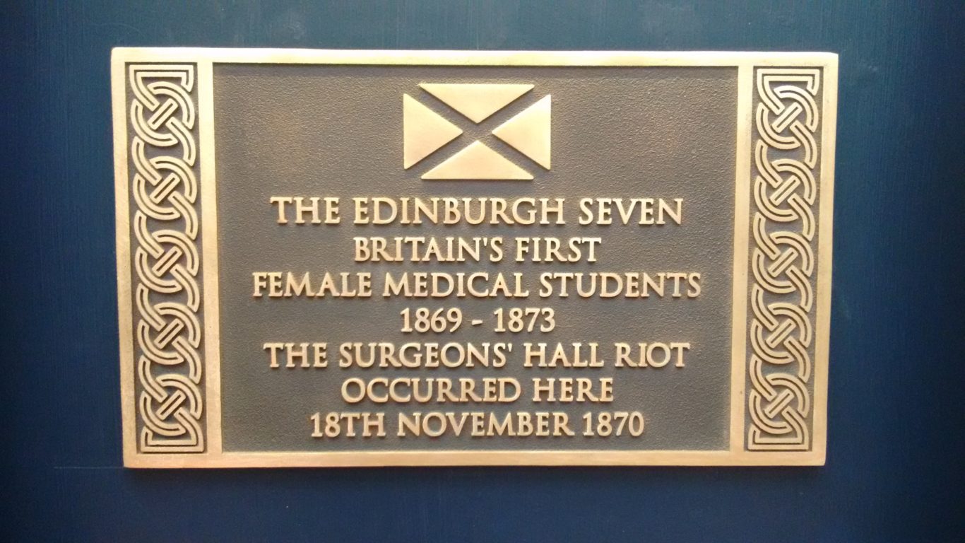 A plaque will be unveiled to the 'Edinburgh Seven' (RCSED/PA)