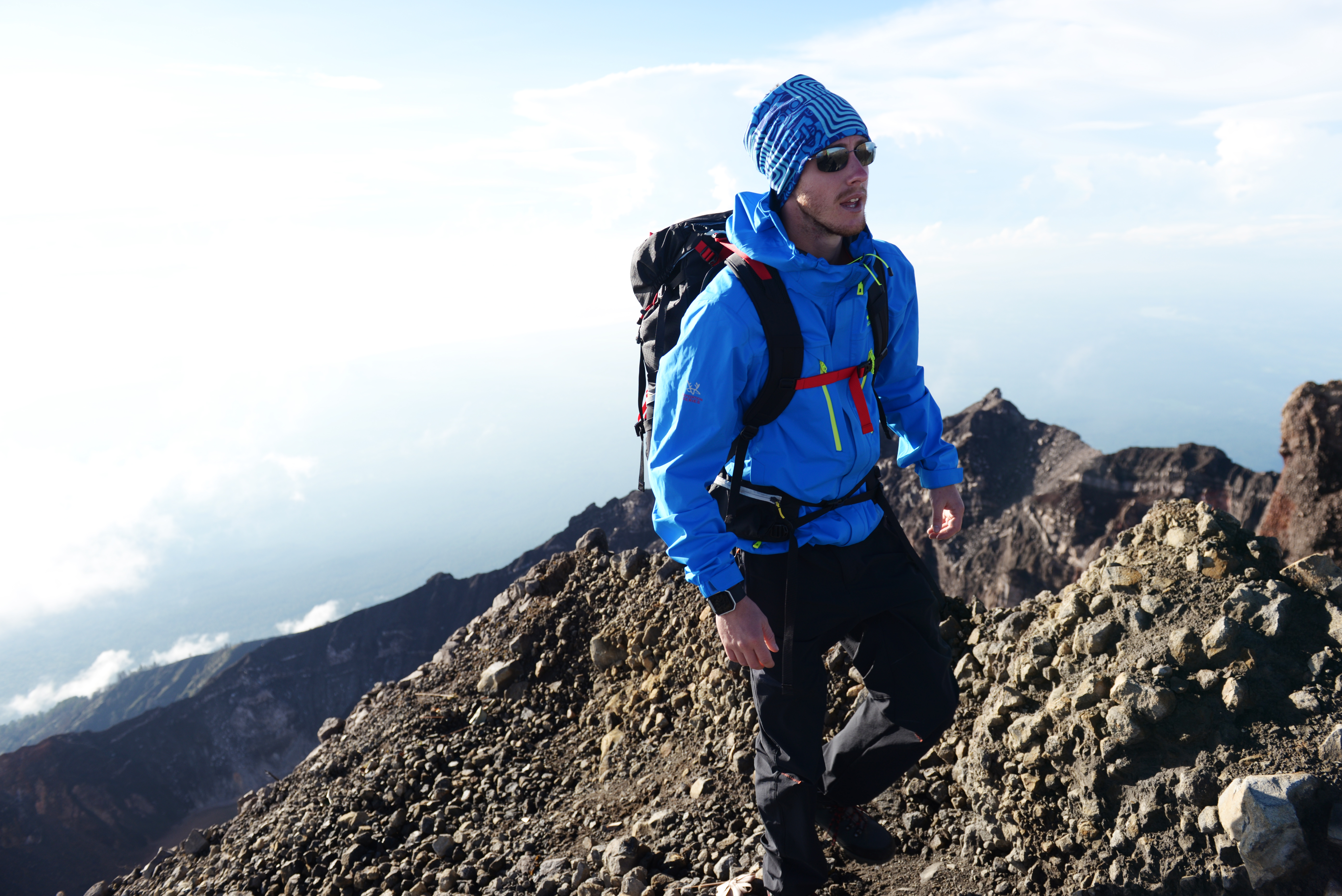 Ash Dykes undertakes intense training in the hills of rural North Wales to prepare him for the conditions he will face during his expedition to China (Ash Dykes/PA).