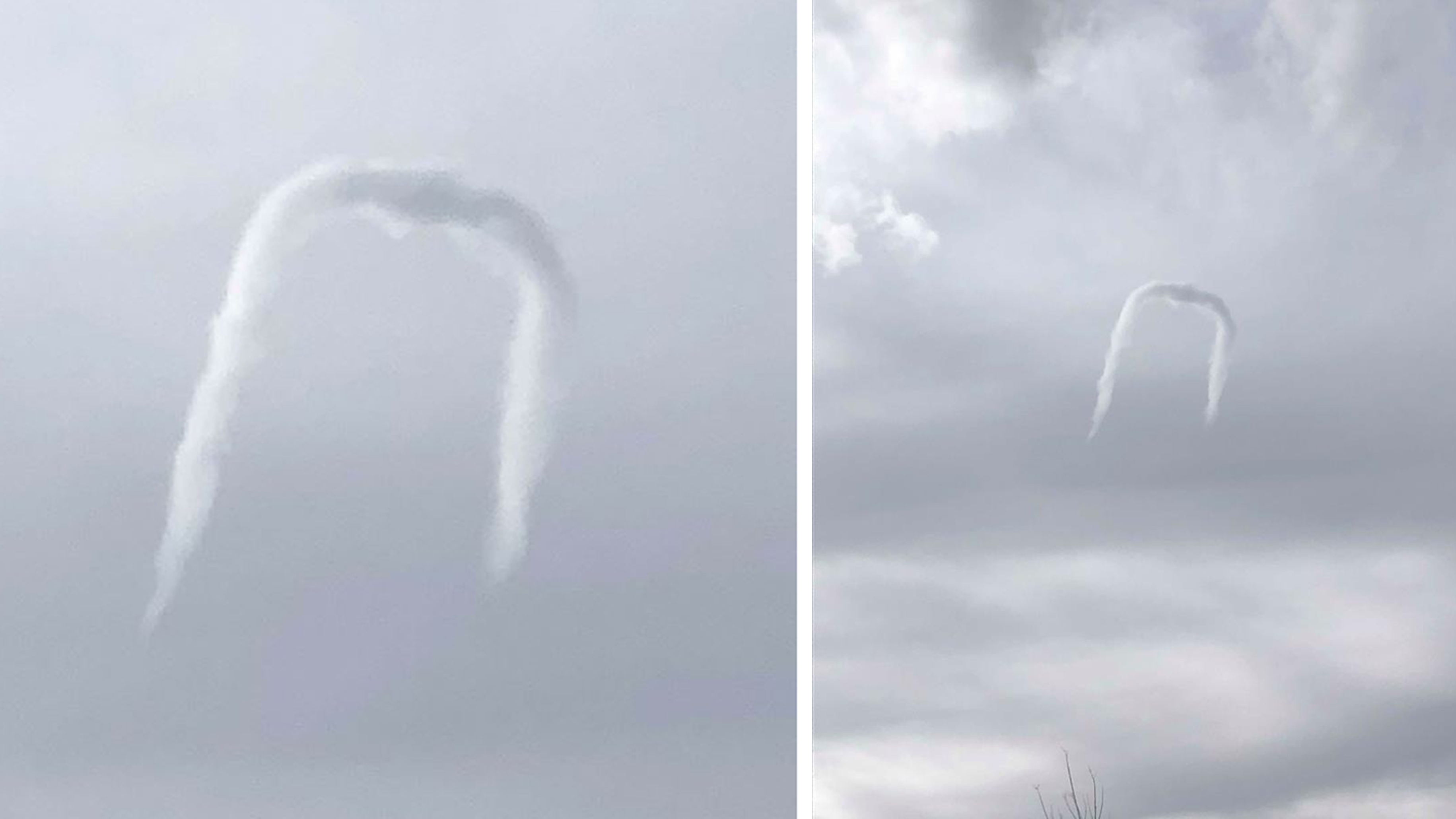 Horseshoe cloud