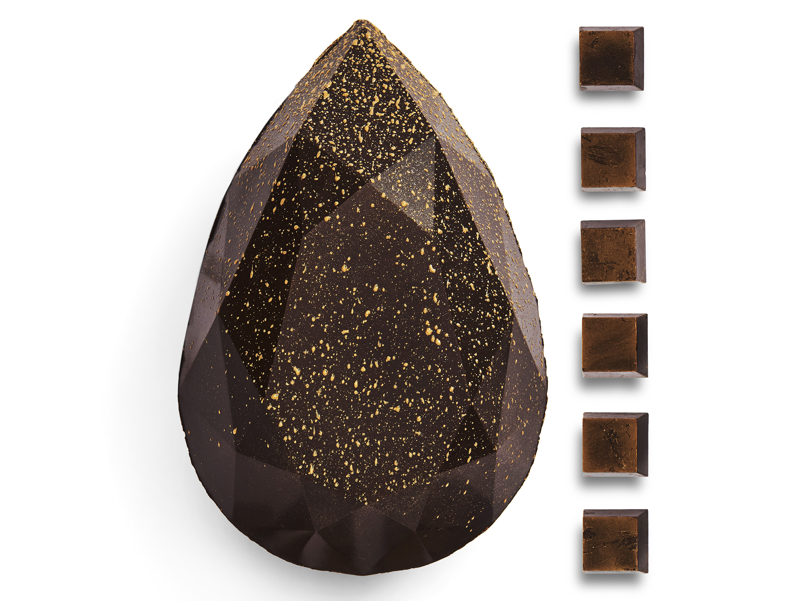 Waitrose Dark Chocolate Easter Egg with Dark Chocolate Salted Caramels, £10 (Waitrose/PA)