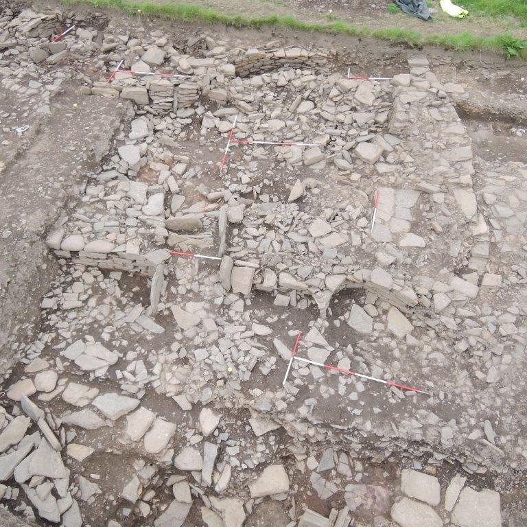 The remains of the structure where the jewellery-making took place (UHI/PA)