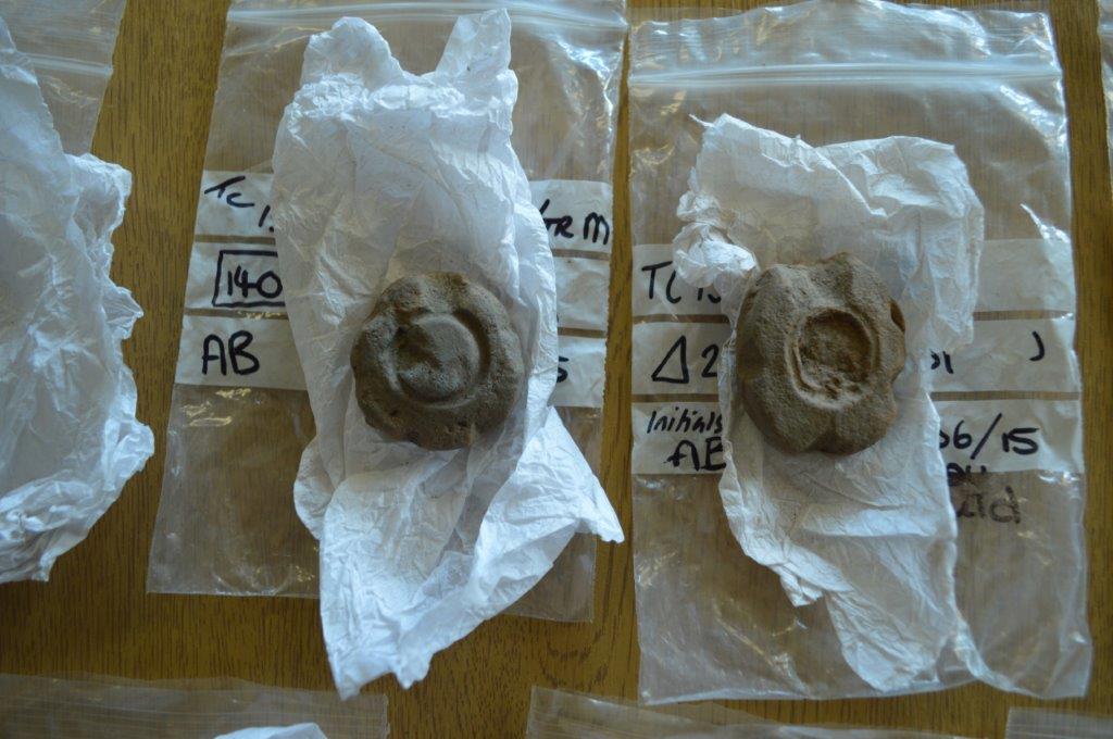 Two moulds for casting brooches (UHI/PA)