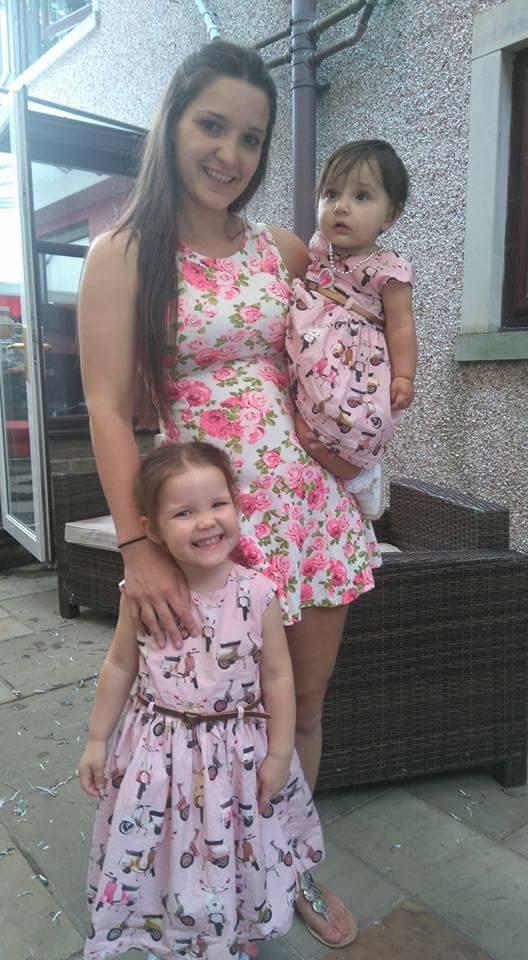 Leanne Collopy with daughters Lola and Leila (Lancashire Police/PA)