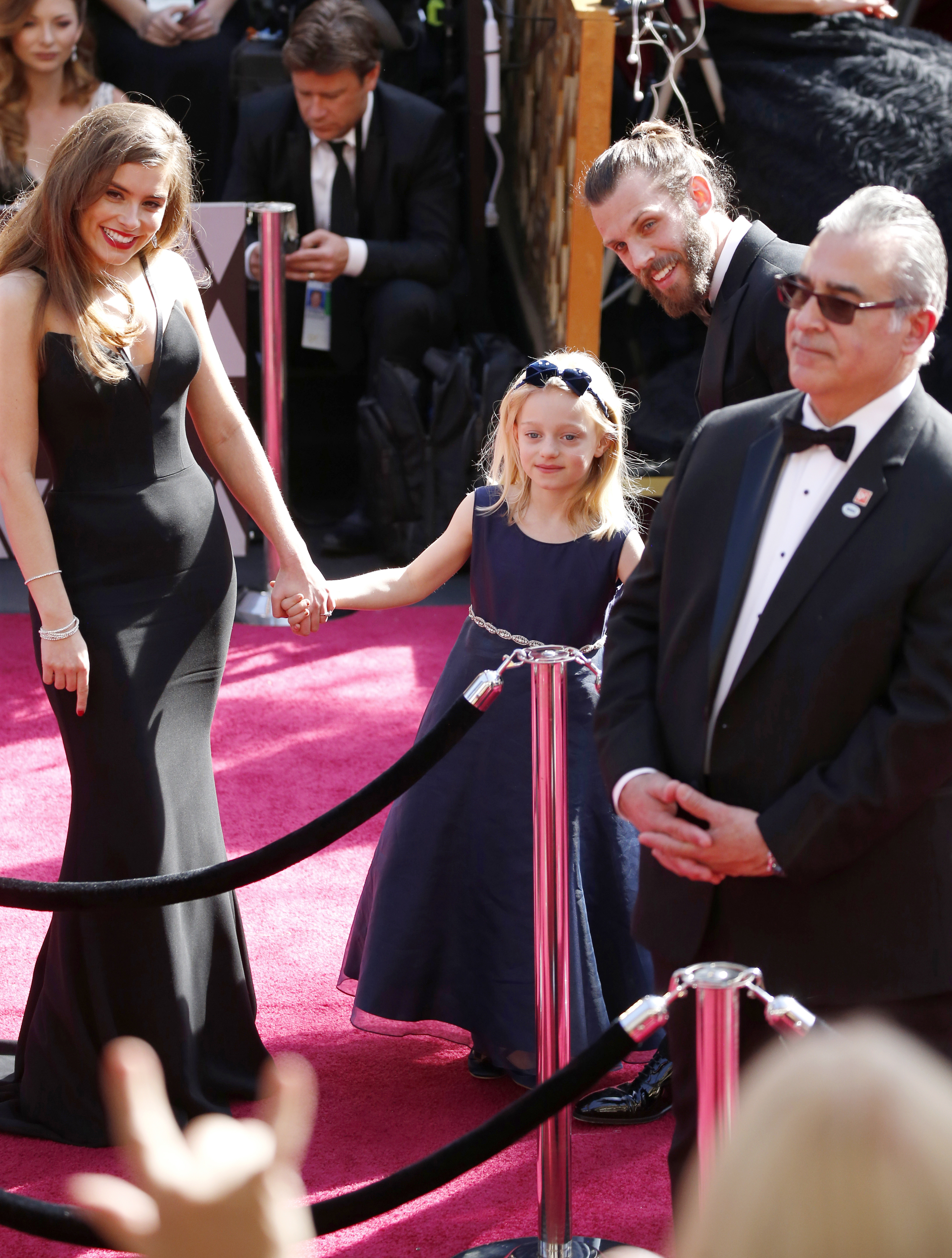 Rachel Shenton, Maisie Sly and Chris Overton (EricJamison/Invision/AP)