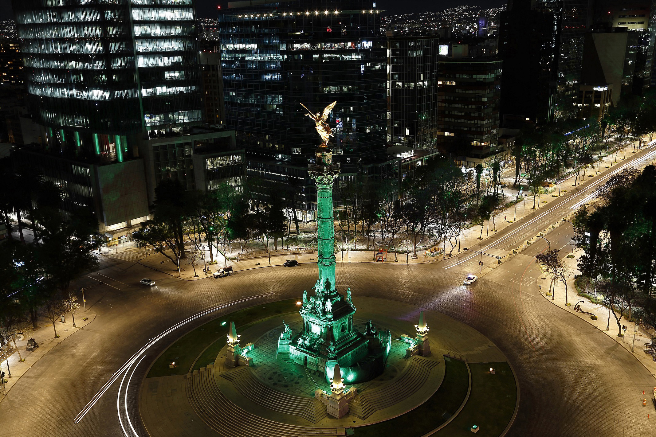 El Angel de la Independencia in Mexico City (Tourism Ireland/PA)