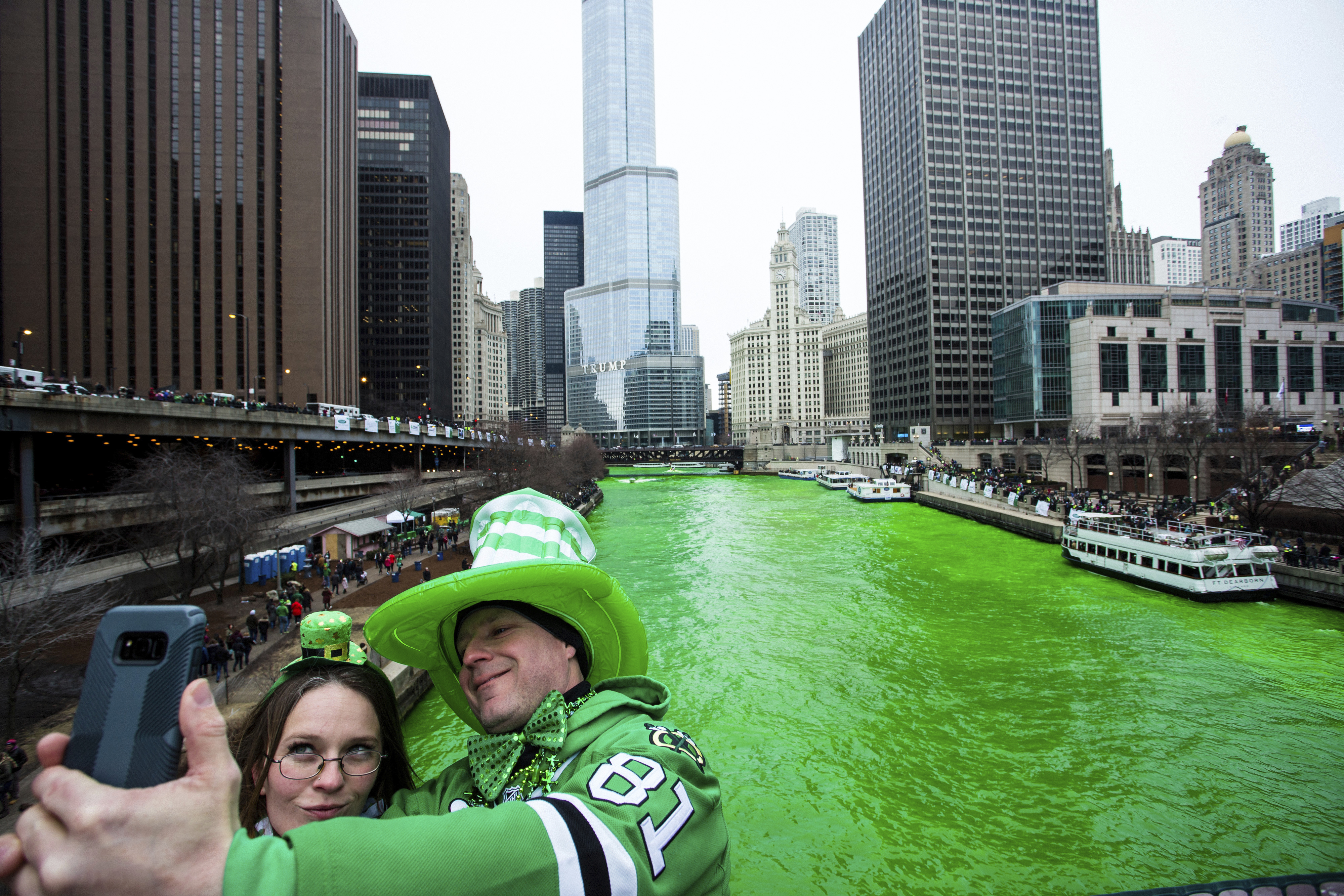 Did you know the Chicago River is dyed green on St Patrick's Day? - The  Irish News
