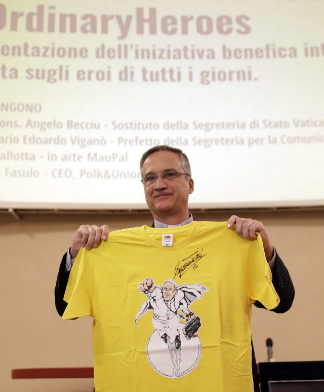 Monsignor Dario Vigano (Alessandra Tarantino/AP)