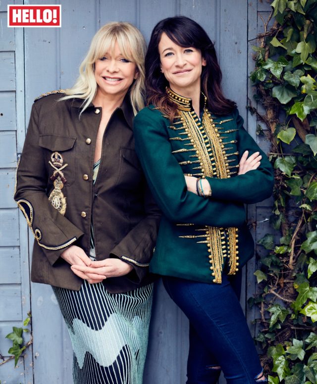 Jo and Leah Wood in Hello!
