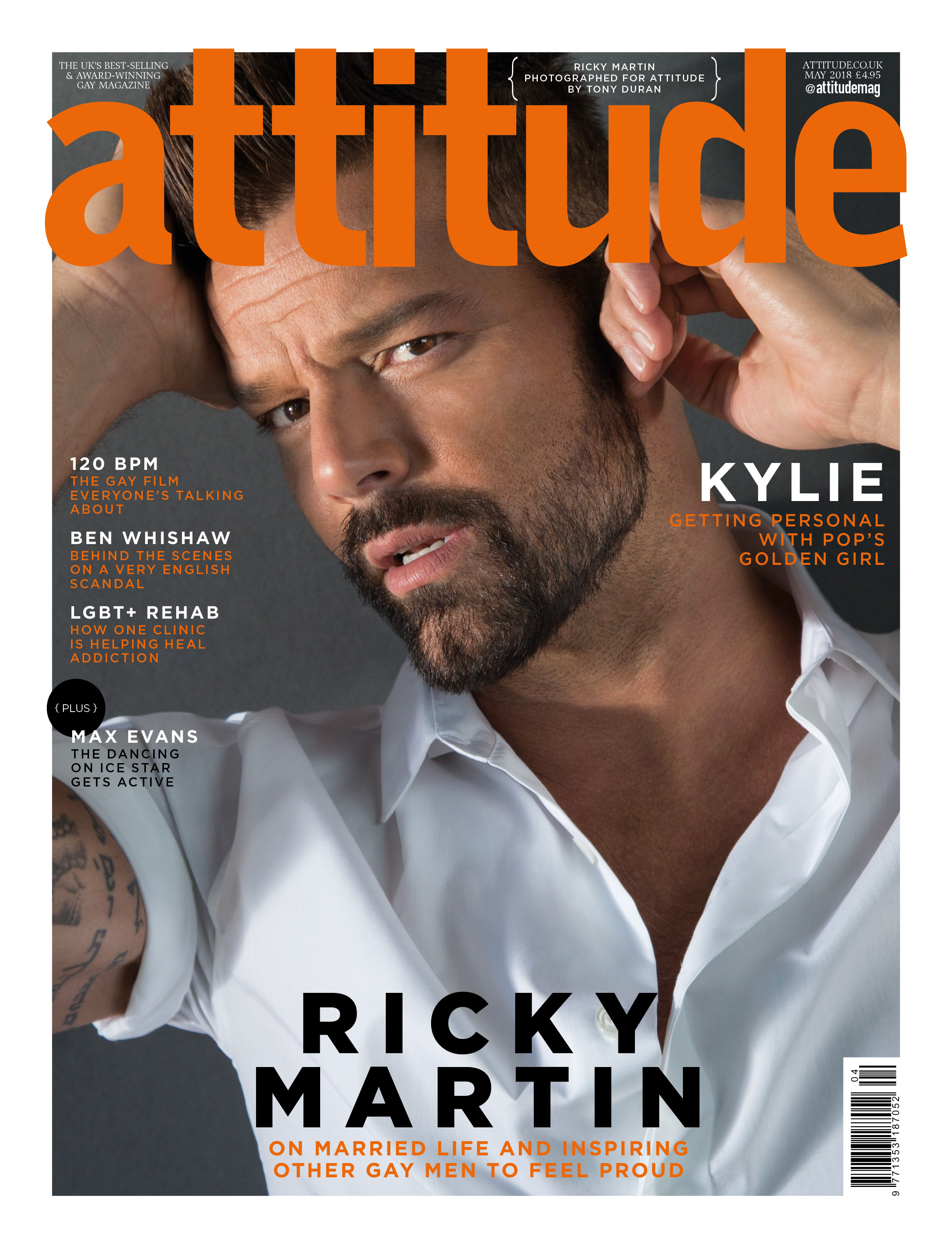 Ricky Martin on Attitude