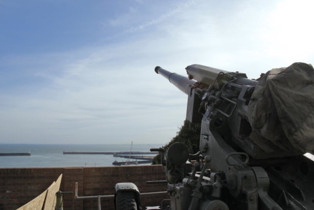 A Second World War anti-aircraft gun at Dover Castle is in need of urgent repairs (English Heritage/PA)
