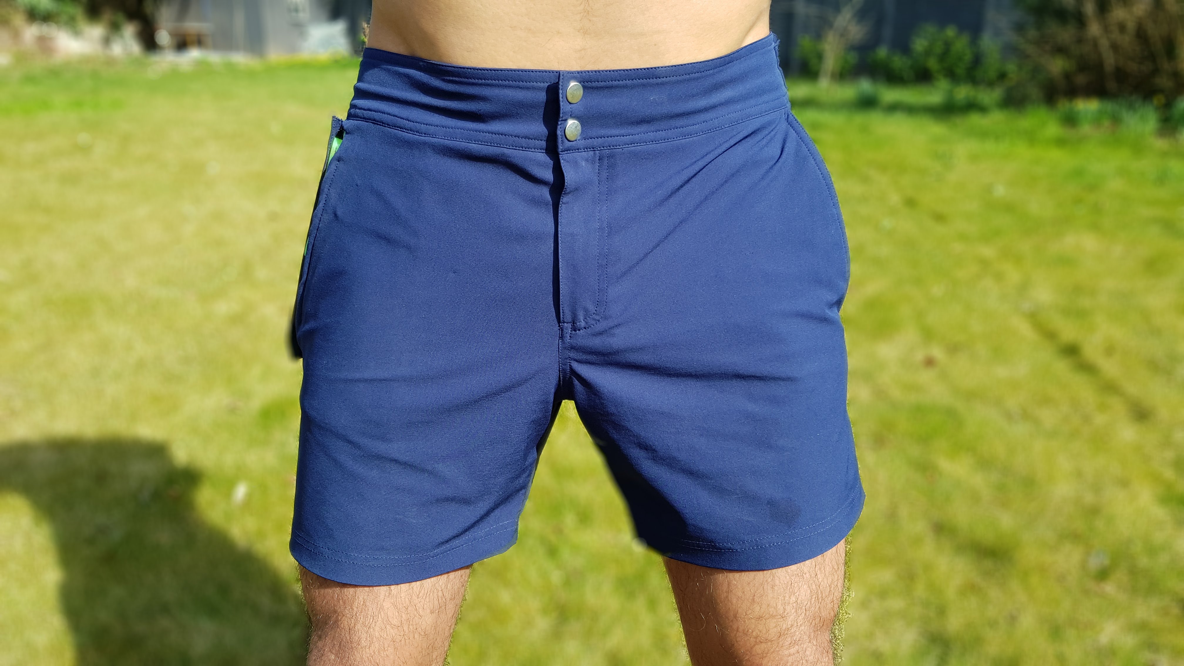 swim trunks with waterproof pocket