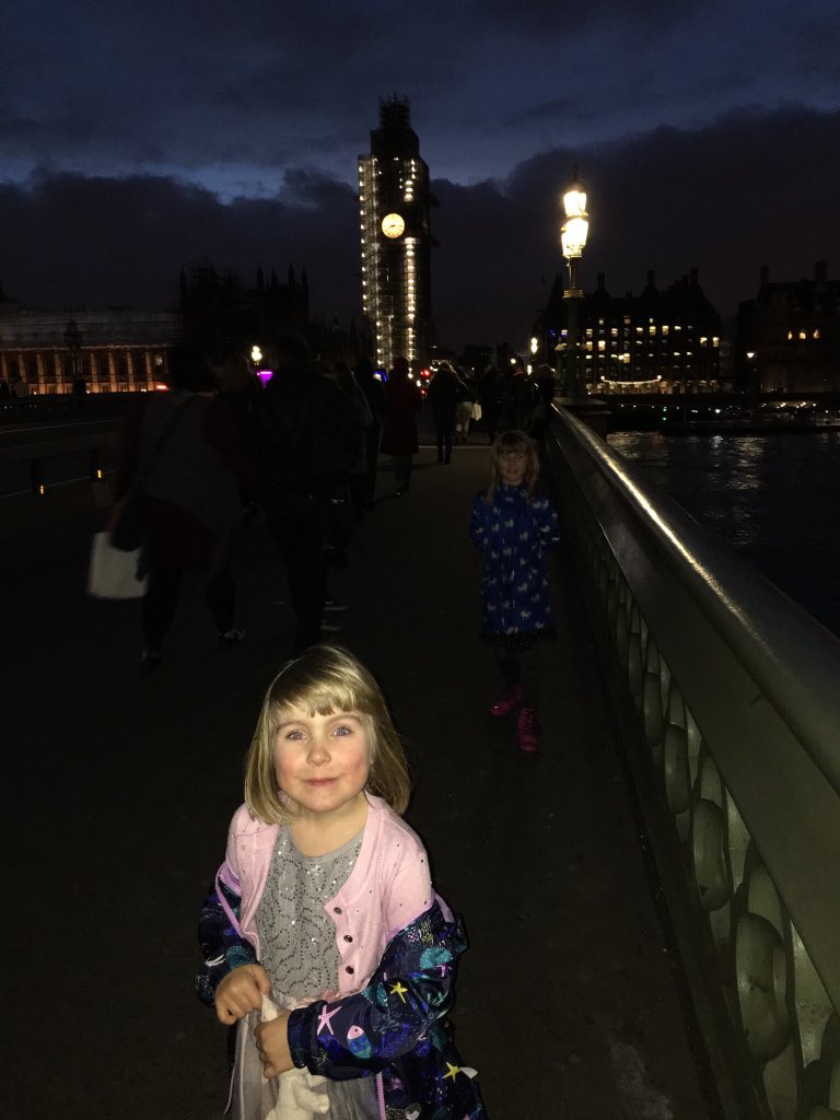 Sophia with Rabbi by Big Ben