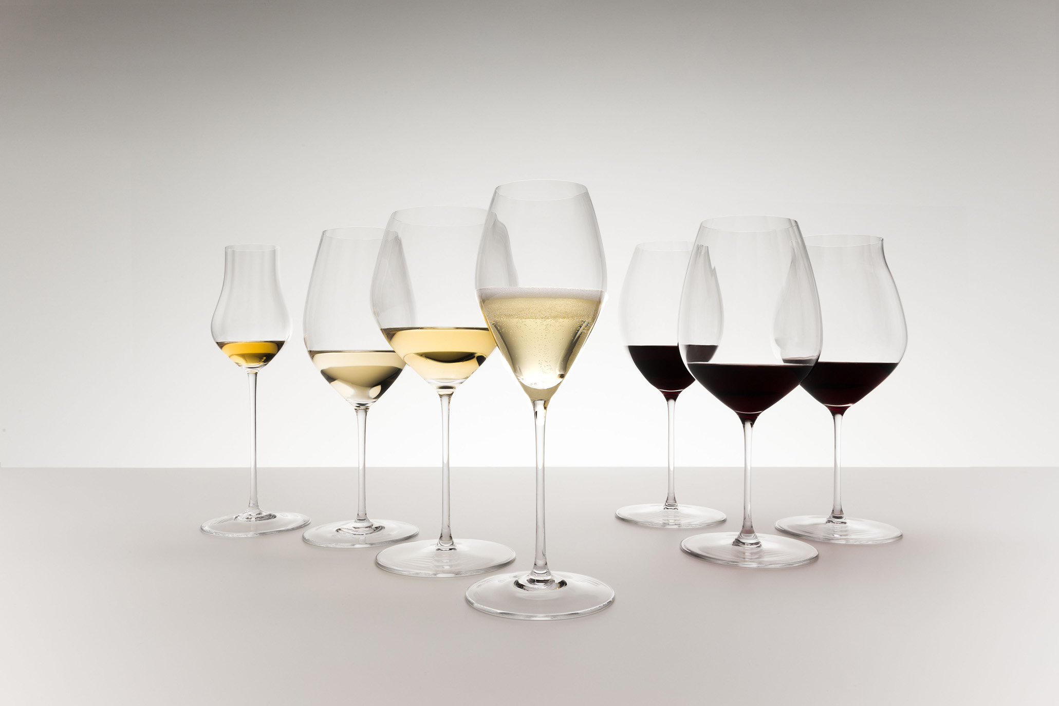 Performance range of wine glasses from Riedel