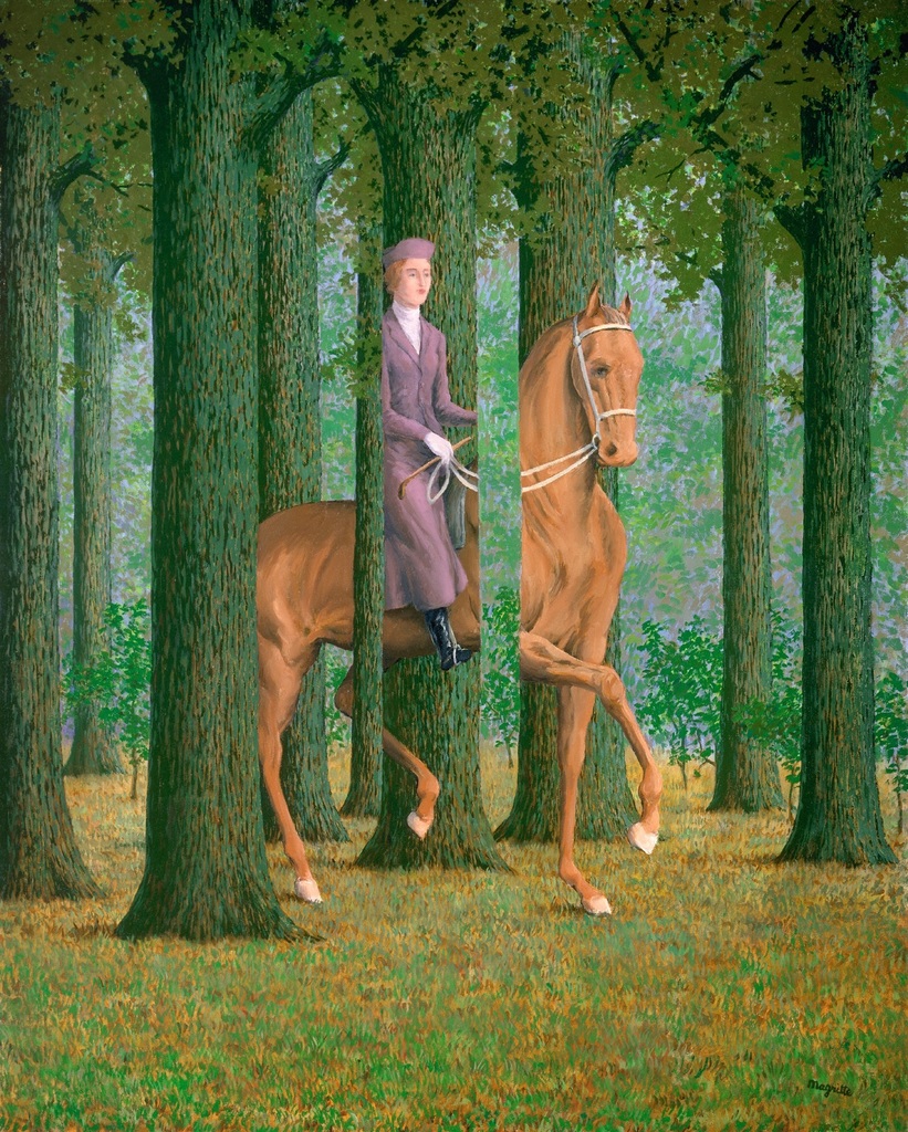 Le Blanc Seing,1965 by Rene Magritte. (Courtesy of the National Gallery of Art, Washington)