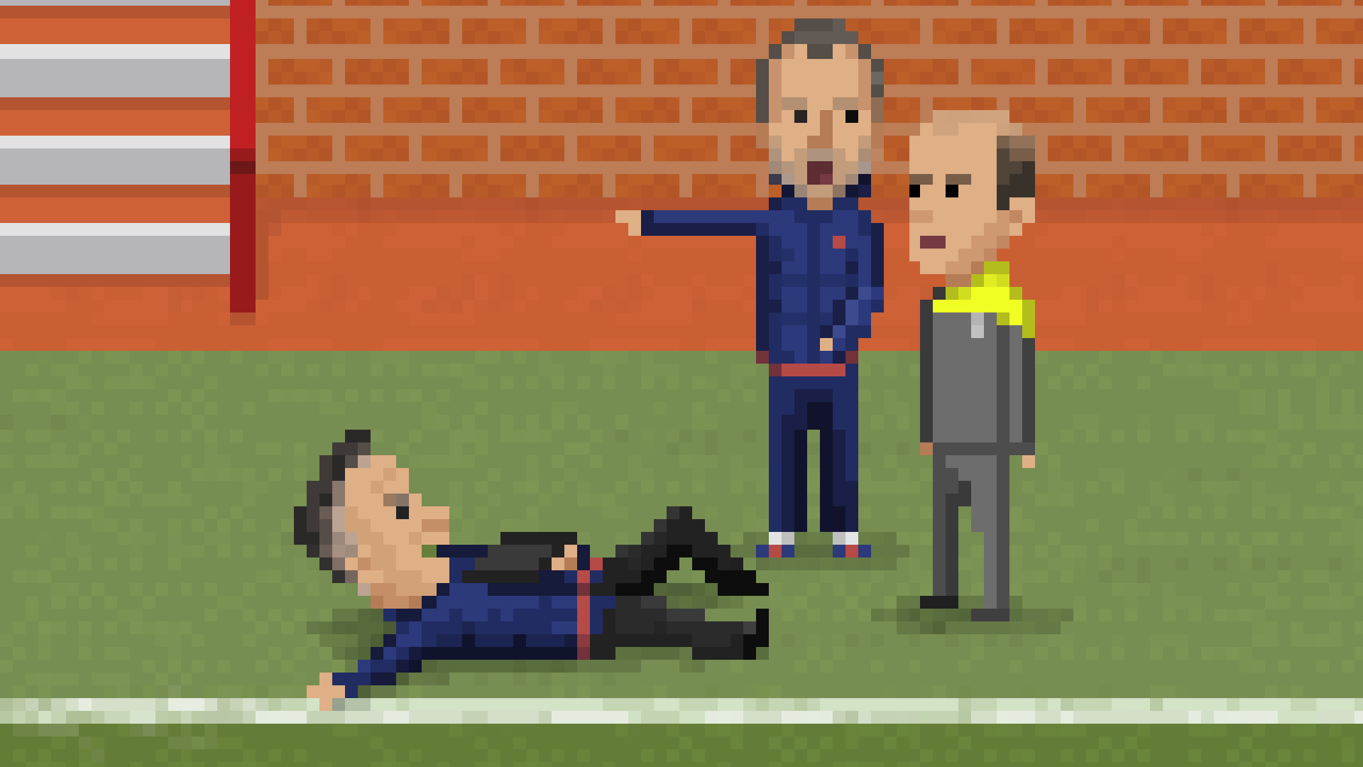 Van Gaal on the ground