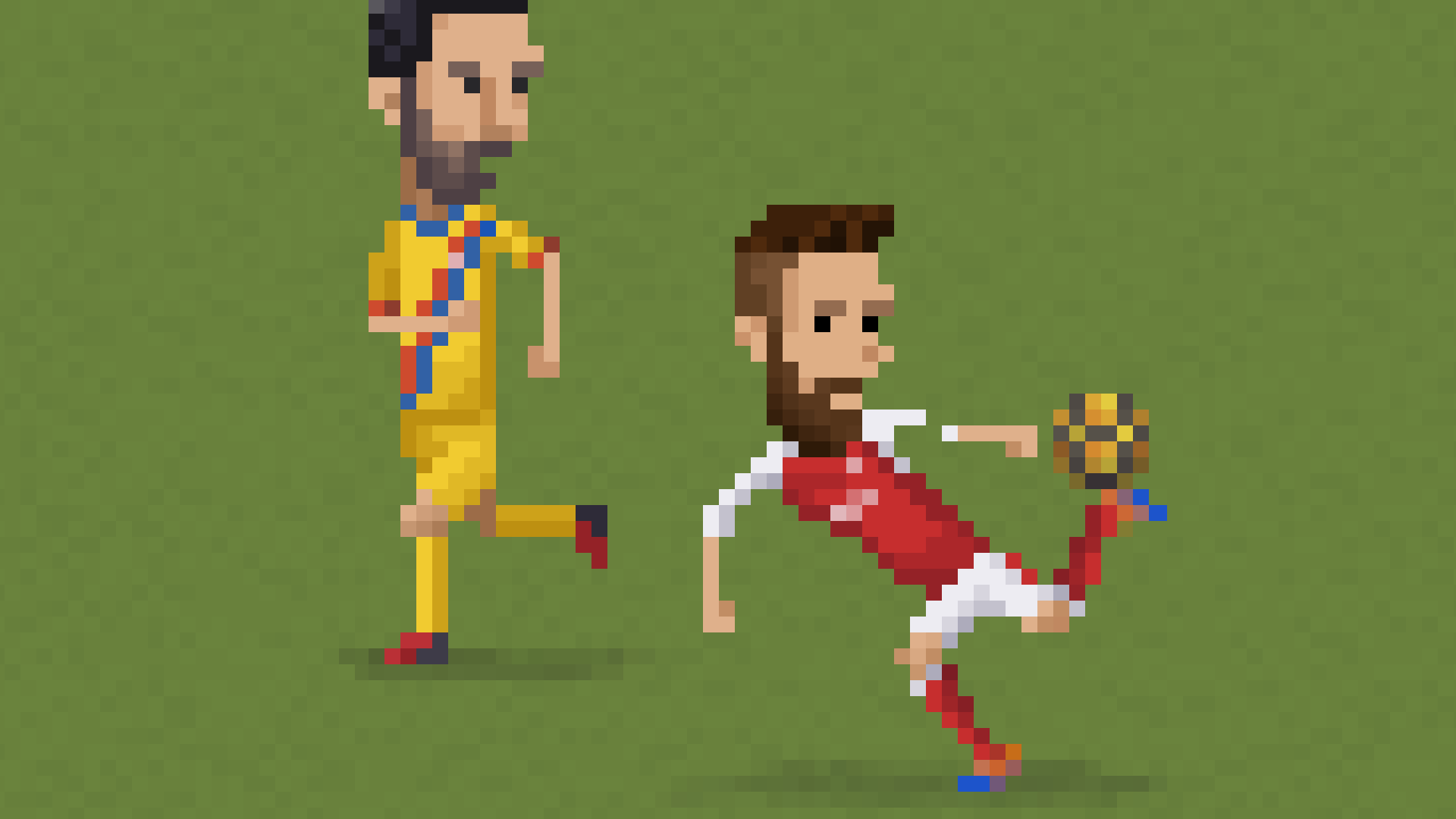 Giroud's goal in 8Bit