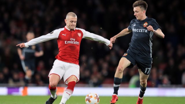 Arsenal take a 4-1 lead into their Europa League quarter-final against CSKA Moscow