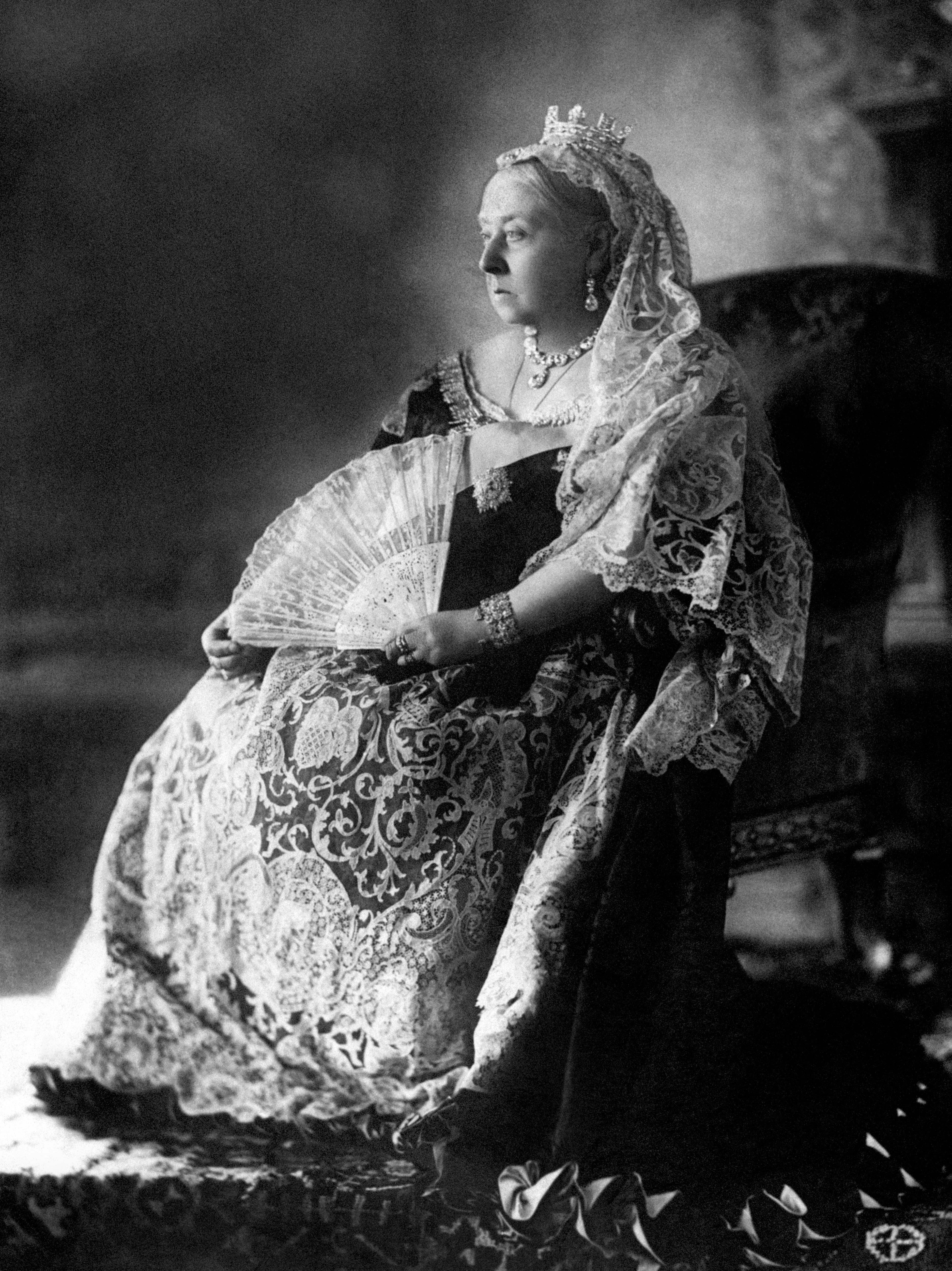 Queen Victoria's Diamond Jubilee photographic portrait. (PA)