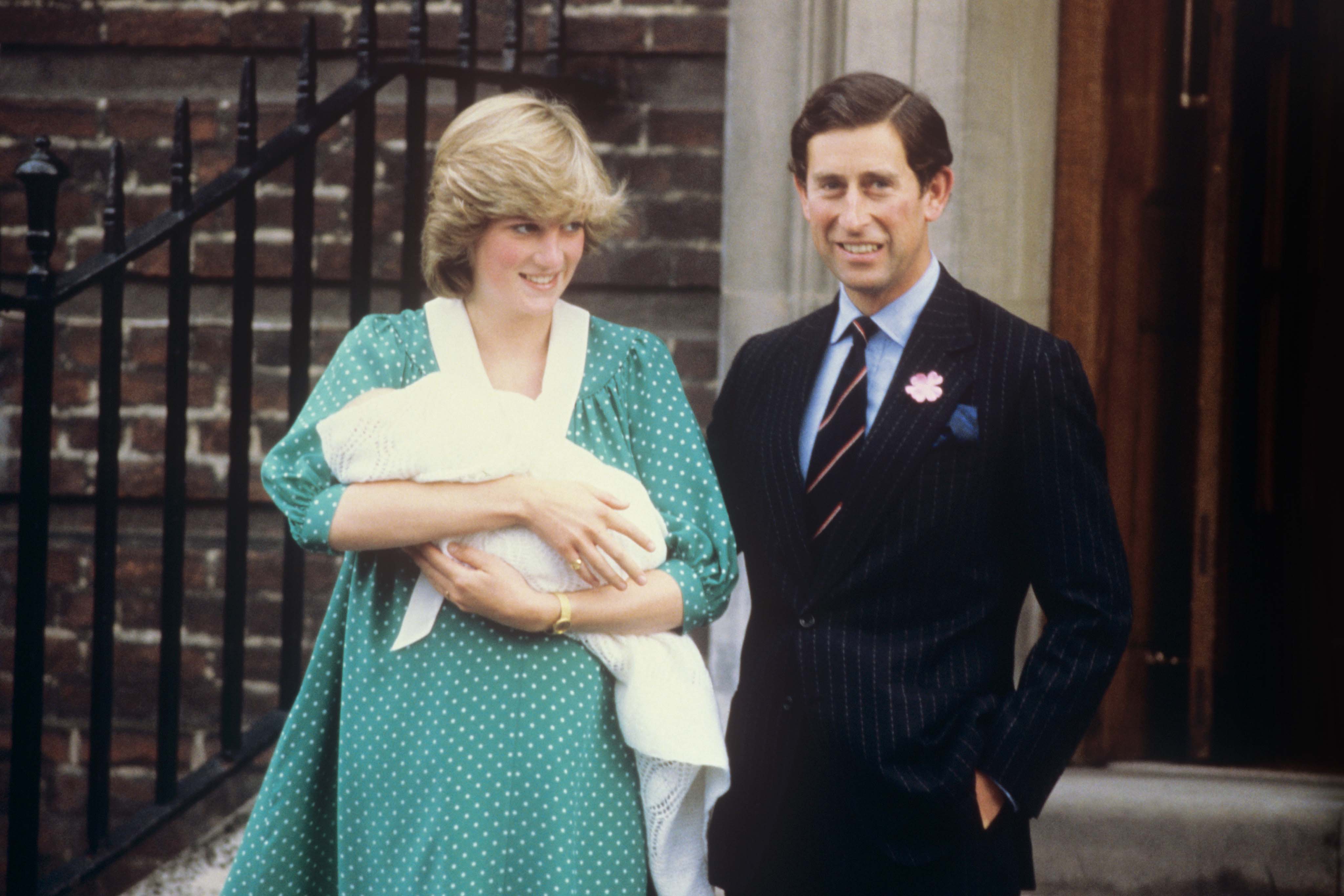 Princesss Diana and Prince Charles with baby William (PA)