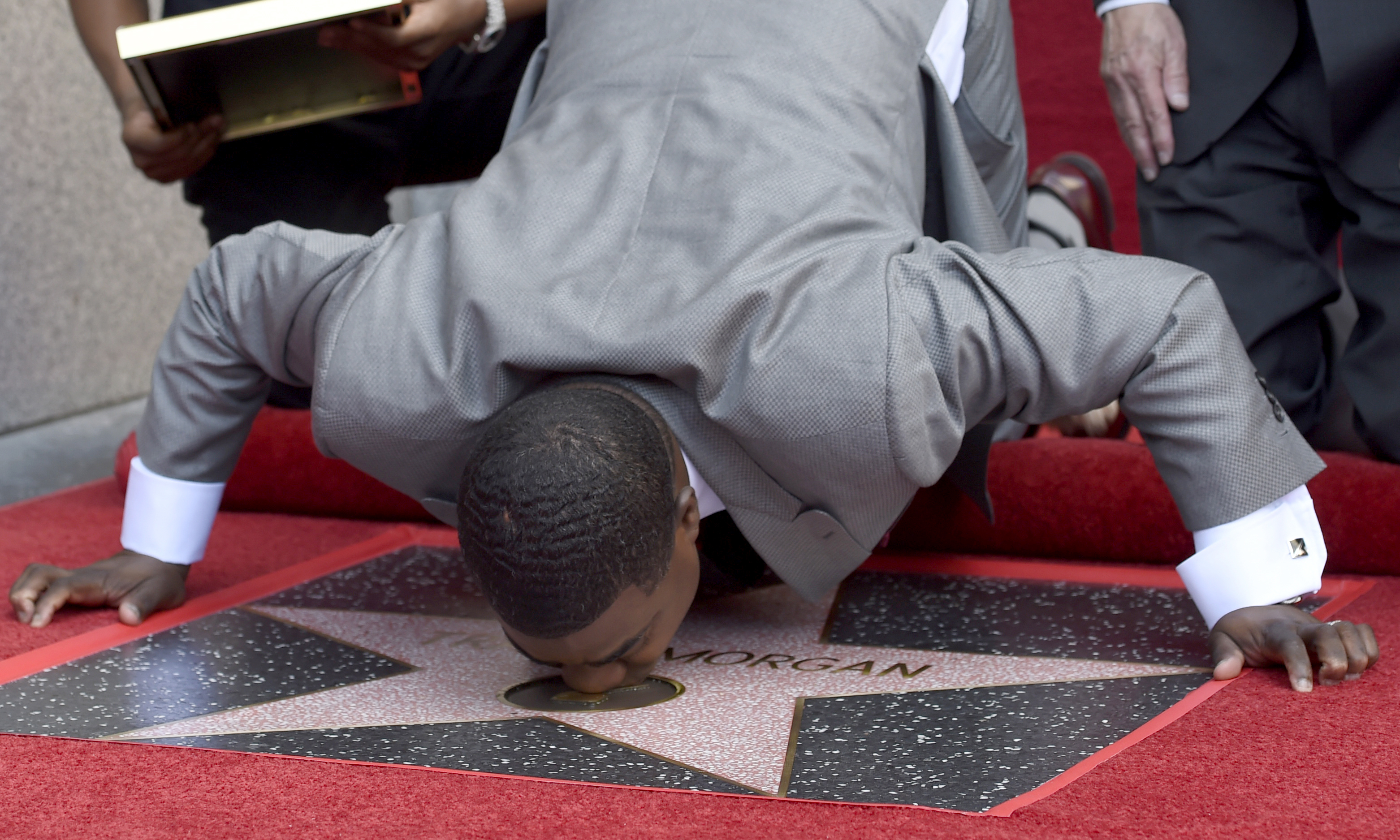 Morgan with his star