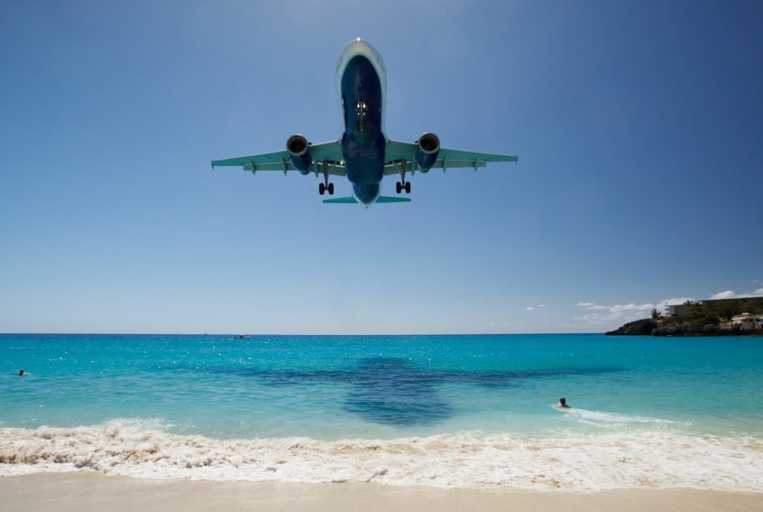 Landing at St Maarten