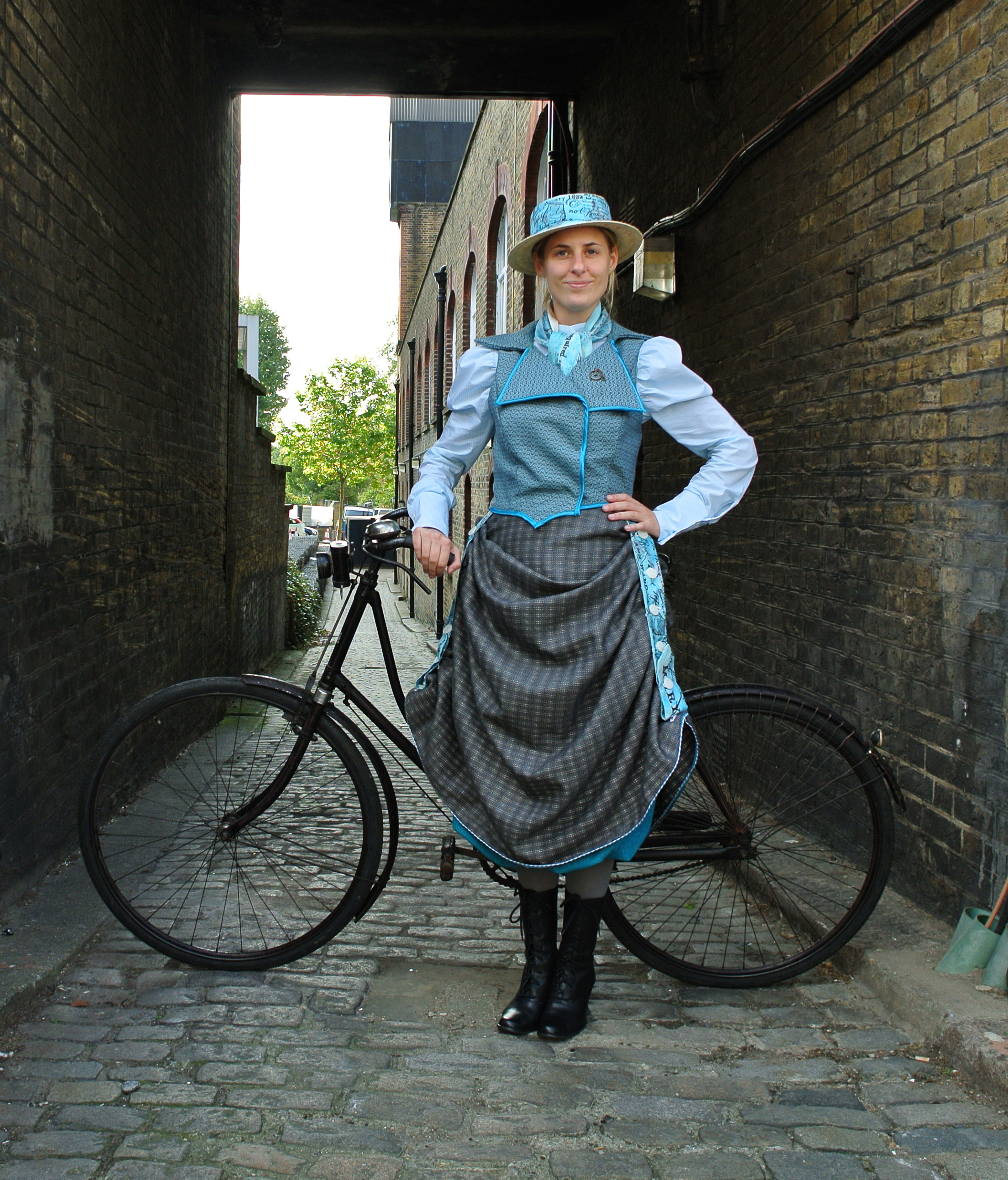 The Hyde Park Safety Skirt enabled women to cycle in safety (Charlotte Barnes/PA)