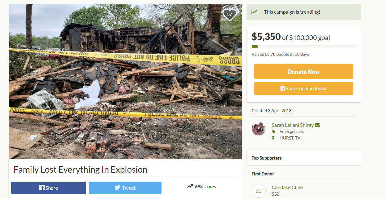 go fund me page for east nashville couple losing home