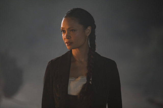 Thandie Newton as Maeve in Westworld.