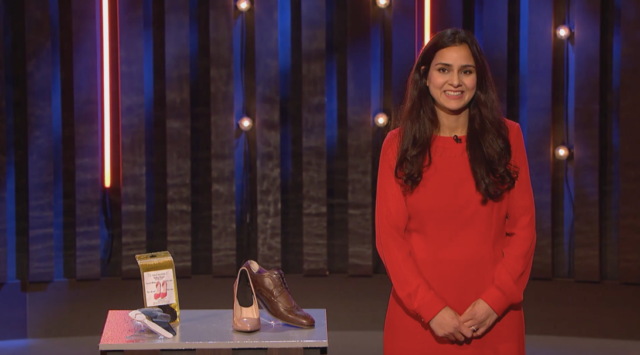 Buy It Now contestant Sylvia, who walked away with a life-changing retail order after impressing with her blister product (Channel 4/PA)