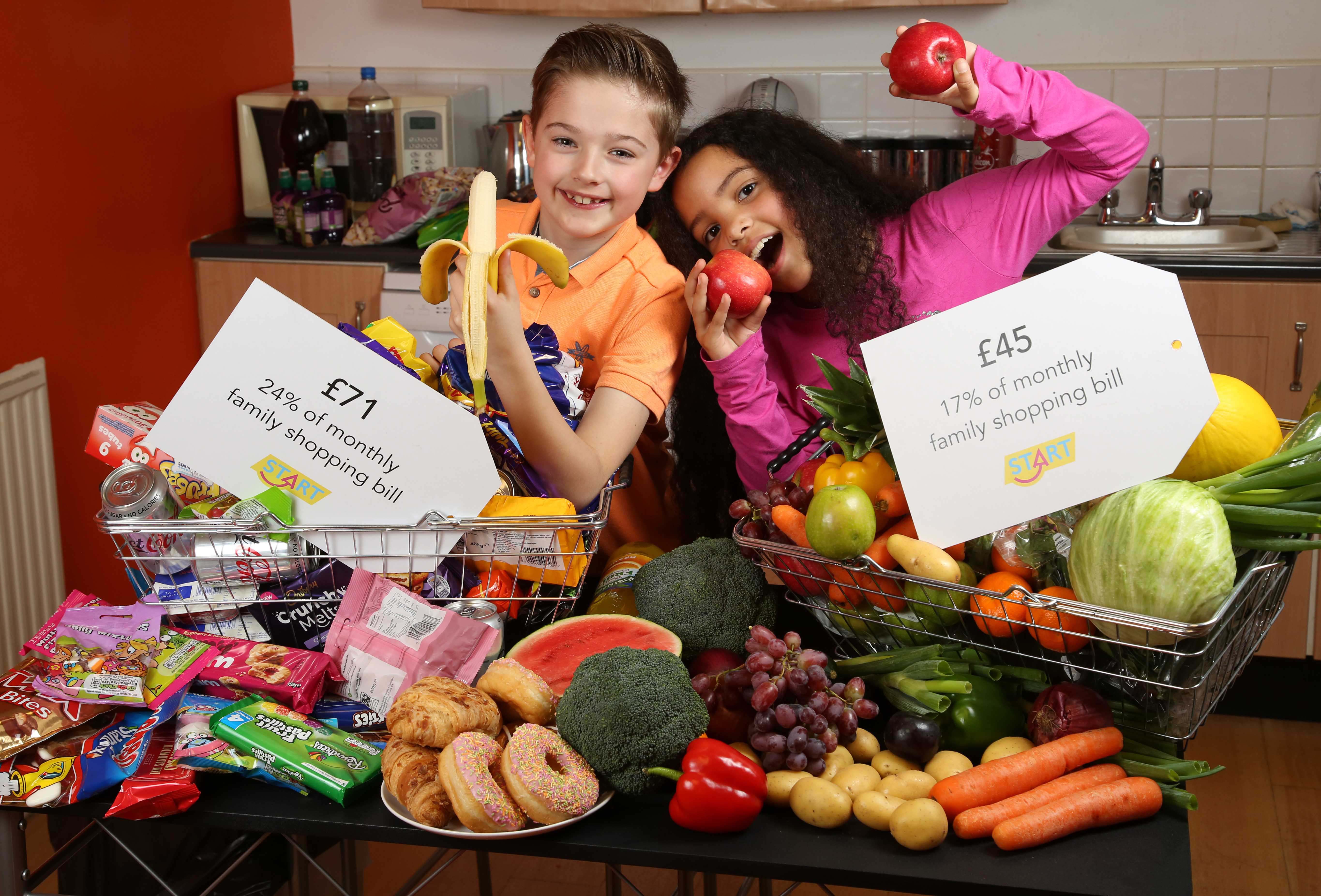 Treats include foods such as crisps, chocolates and sweets in the average weekly food shop (Press Eye/Darren Kidd/PA)