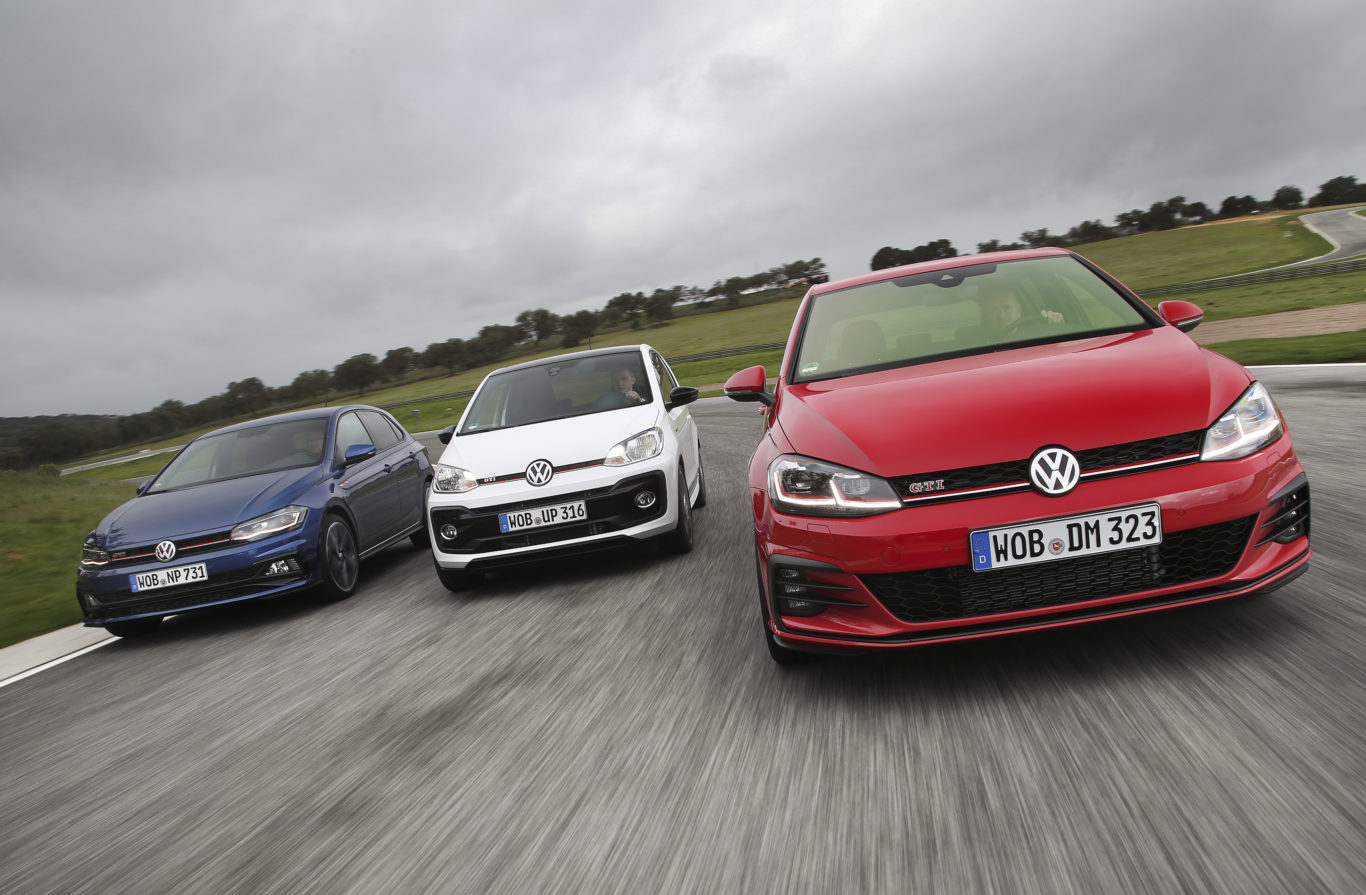 Up!, Polo and Golf – Volkswagen’s GTI family tested on and off track ...