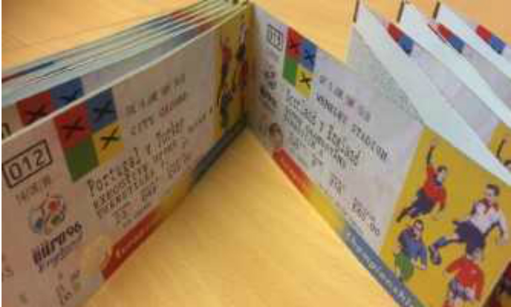 Unused tickets for matches at St James' Park and Anfield during Euro 96 (Hansons Auctioneers/PA)