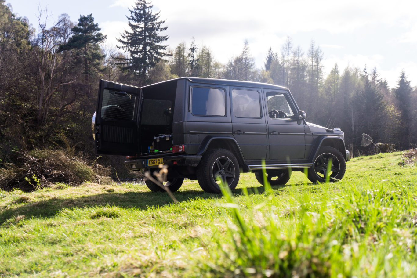 The large boot door makes access easy