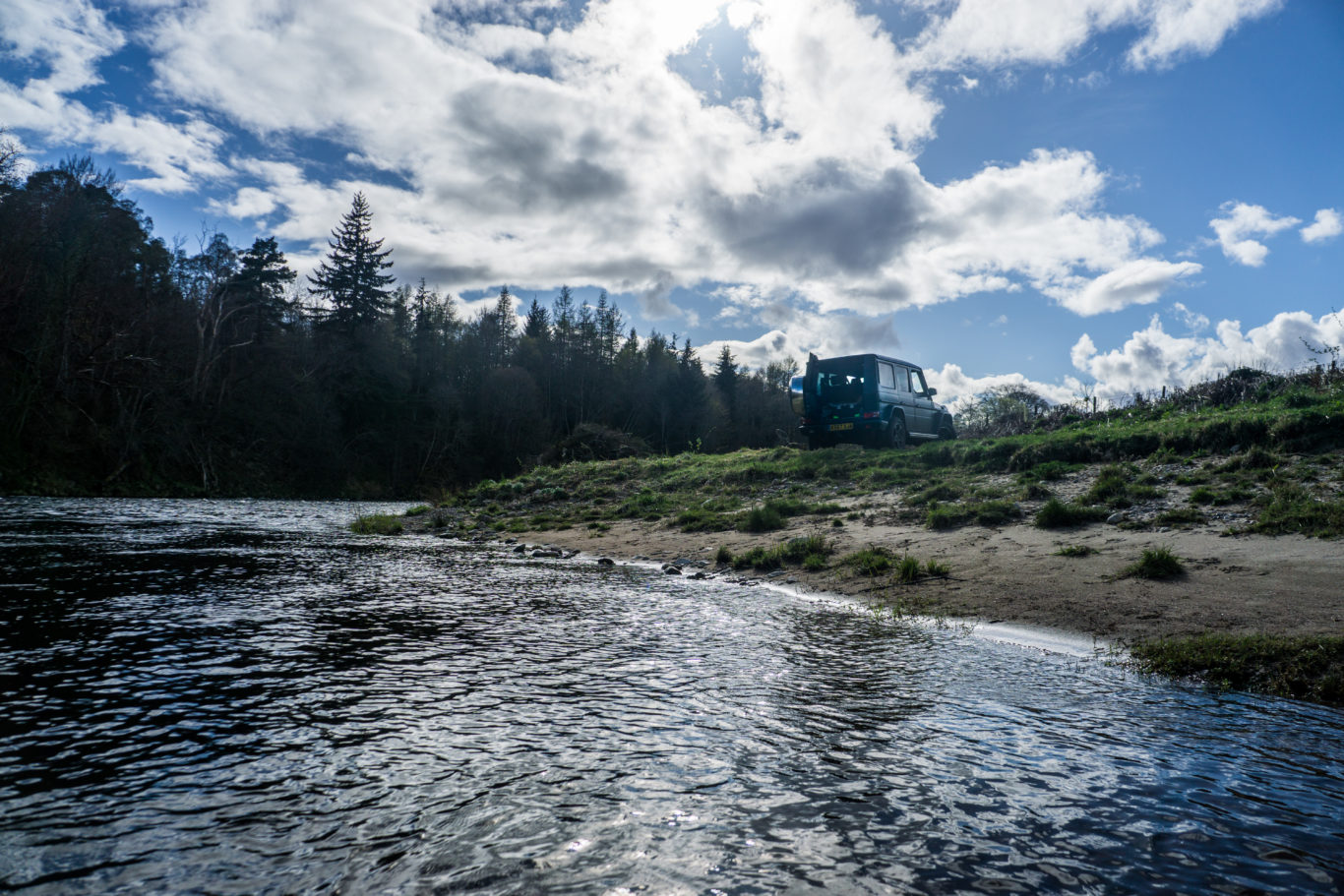 The weather thankfully remained clear for the majority of the trip